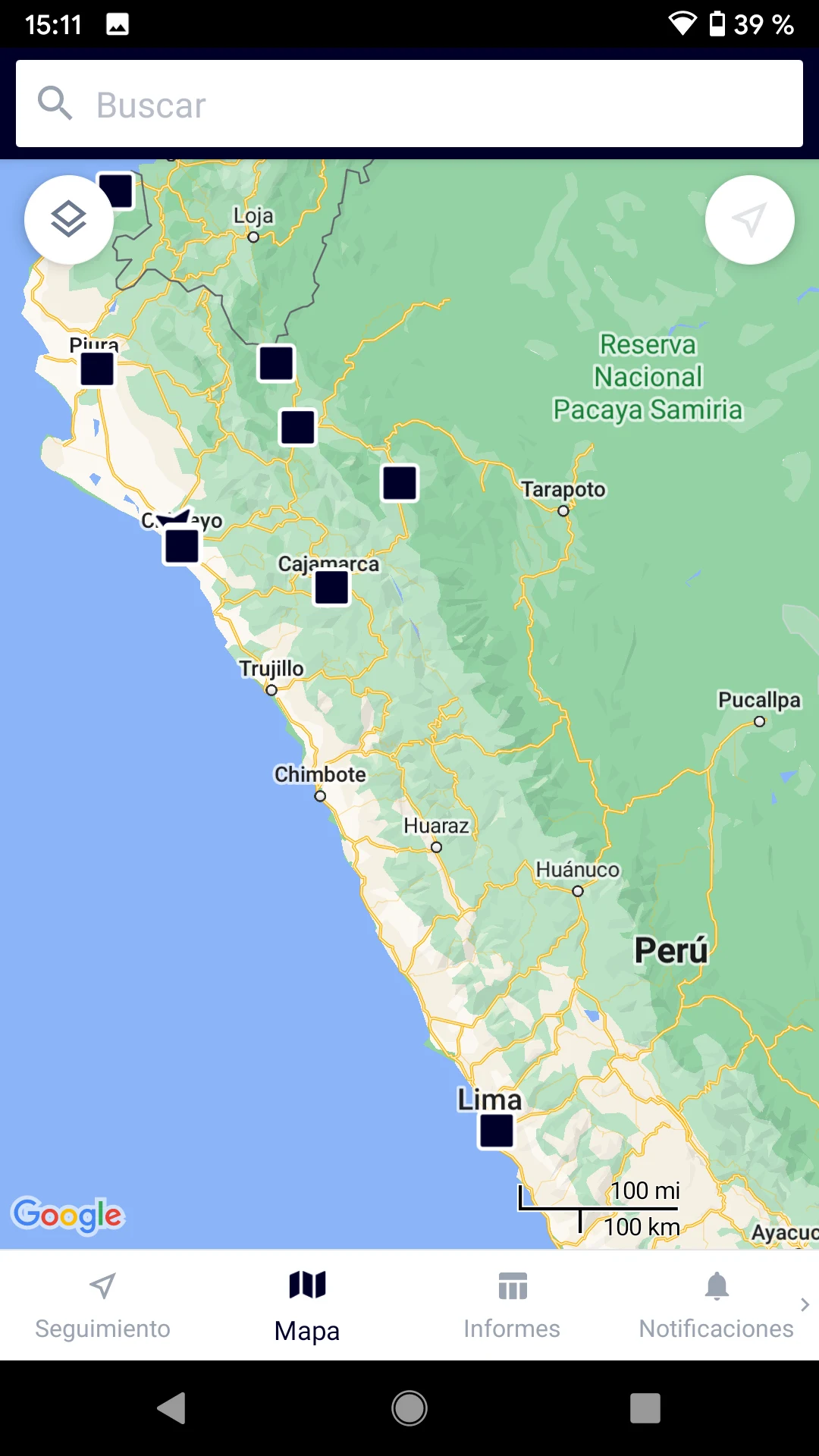 Telematix Tracking screenshot