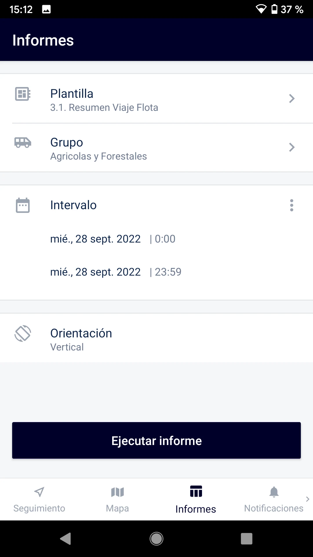 Telematix Tracking screenshot
